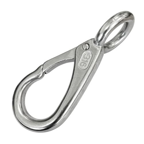 Fixed Eye Boat Snap - Stainless Steel Marine Grade 316